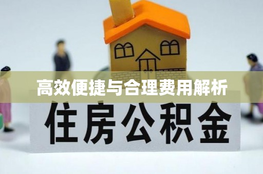 郁南高效便捷与合理费用解析