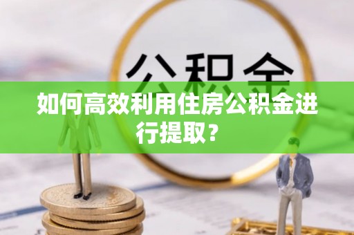郁南如何高效利用住房公积金进行提取？