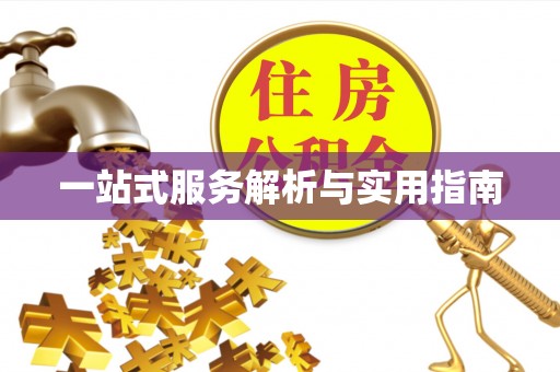 郁南一站式服务解析与实用指南